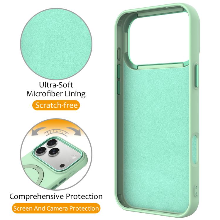 For iPhone 17 Pro Gen1.5 Pivot Ring Holder TPU Hybrid PC Phone Case