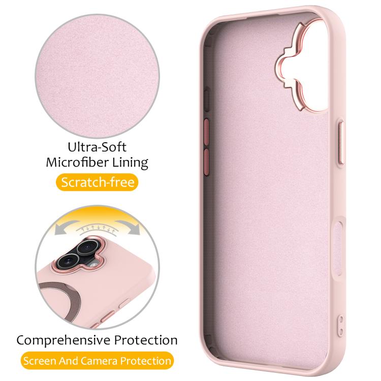 For iPhone 17 Gen1.5 Pivot Ring Holder TPU Hybrid PC Phone Case