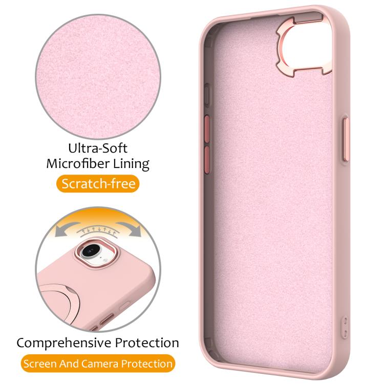 For iPhone 17e / 16e Gen1.5 Pivot Ring Holder TPU Hybrid PC Phone Case