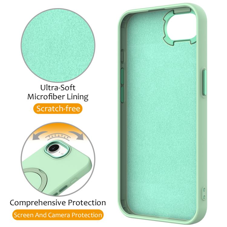 For iPhone 17e / 16e Gen1.5 Pivot Ring Holder TPU Hybrid PC Phone Case