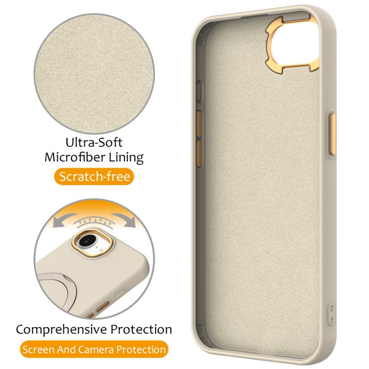 For iPhone 17e / 16e Gen1.5 Pivot Ring Holder TPU Hybrid PC Phone Case