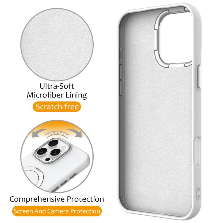 For iPhone 16 Pro Max Gen1.5 Pivot Ring Holder TPU Hybrid PC Phone Case