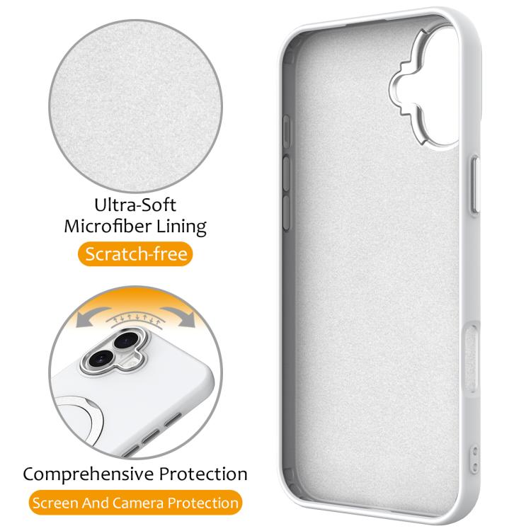 For iPhone 16 Plus Gen1.5 Pivot Ring Holder TPU Hybrid PC Phone Case
