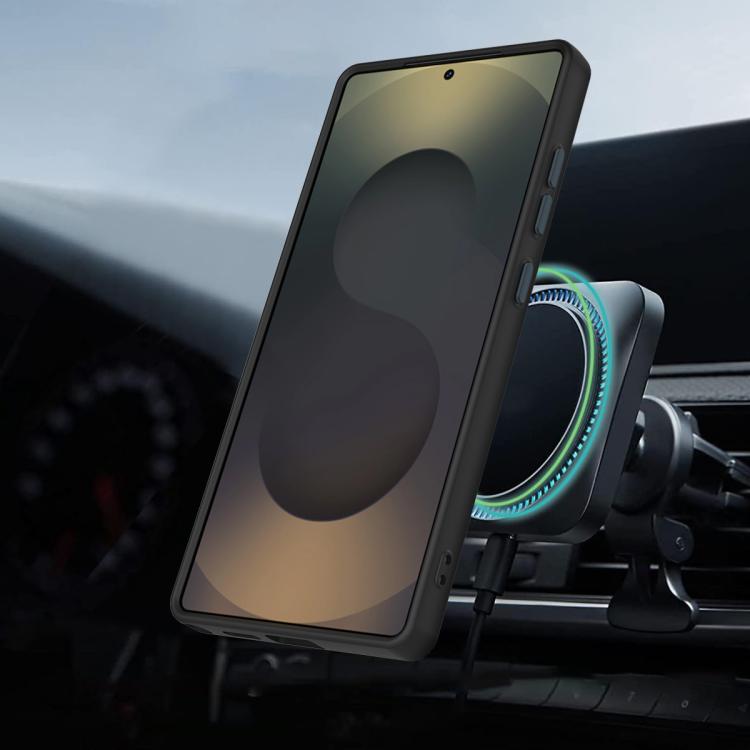 For Samsung Galaxy S25 Ultra 5G Gen1.5 Pivot Ring Holder TPU Hybrid PC Phone Case