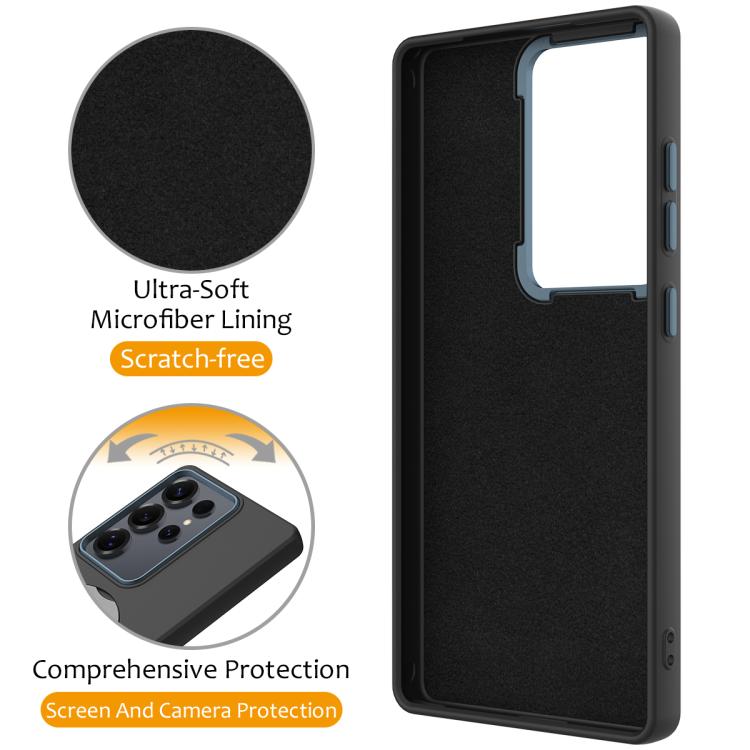 For Samsung Galaxy S24 Ultra 5G Gen1.5 Pivot Ring Holder TPU Hybrid PC Phone Case