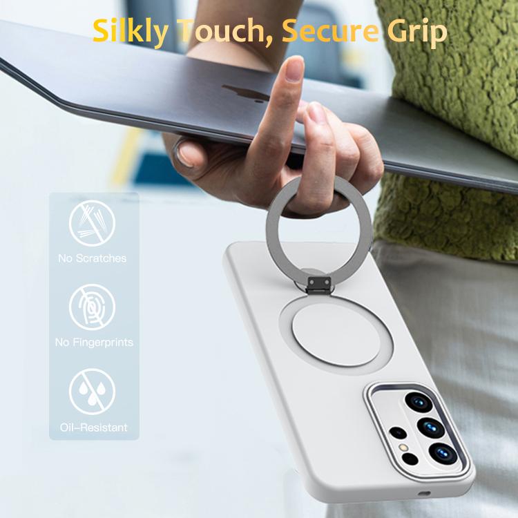 For Samsung Galaxy S26 Ultra 5G Gen1.5 Pivot Ring Holder TPU Hybrid PC Phone Case