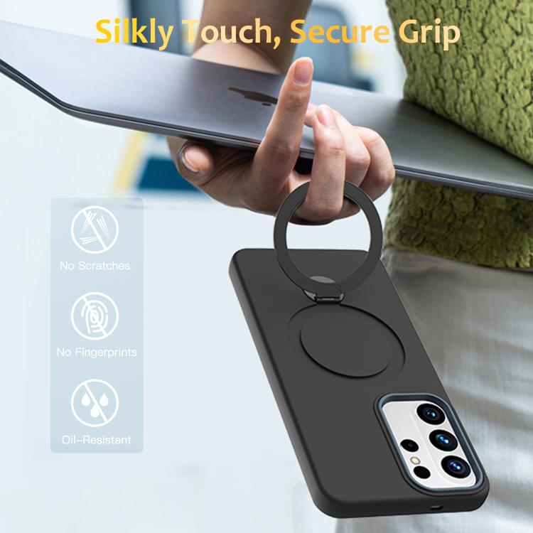 For Samsung Galaxy S26 Ultra 5G Gen1.5 Pivot Ring Holder TPU Hybrid PC Phone Case