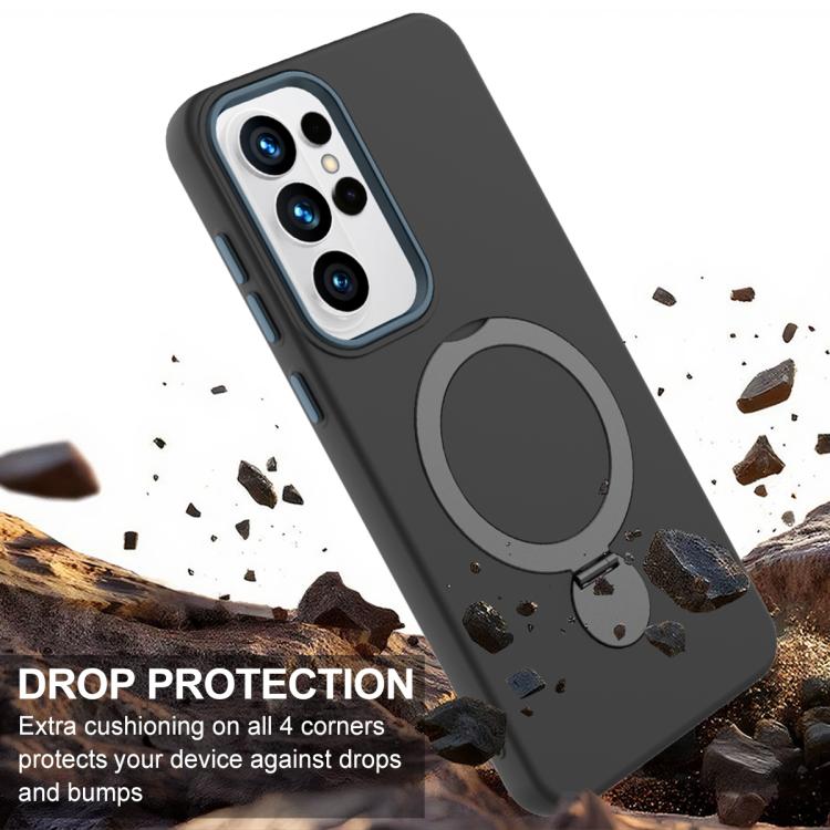 For Samsung Galaxy S26 Ultra 5G Gen1.5 Pivot Ring Holder TPU Hybrid PC Phone Case