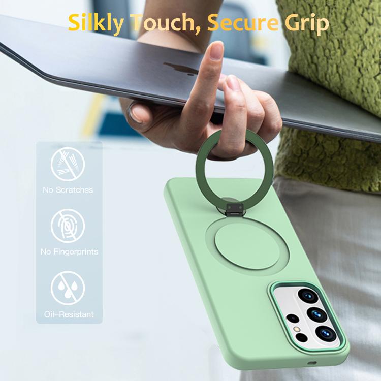 For Samsung Galaxy S26 Ultra 5G Gen1.5 Pivot Ring Holder TPU Hybrid PC Phone Case
