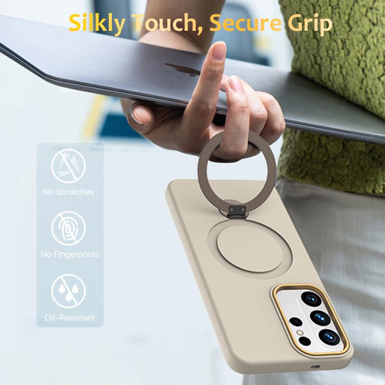 For Samsung Galaxy S26 Ultra 5G Gen1.5 Pivot Ring Holder TPU Hybrid PC Phone Case
