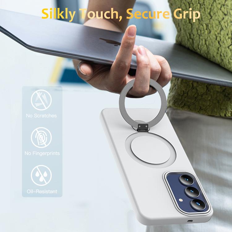 For Samsung Galaxy S26+ 5G Gen1.5 Pivot Ring Holder TPU Hybrid PC Phone Case