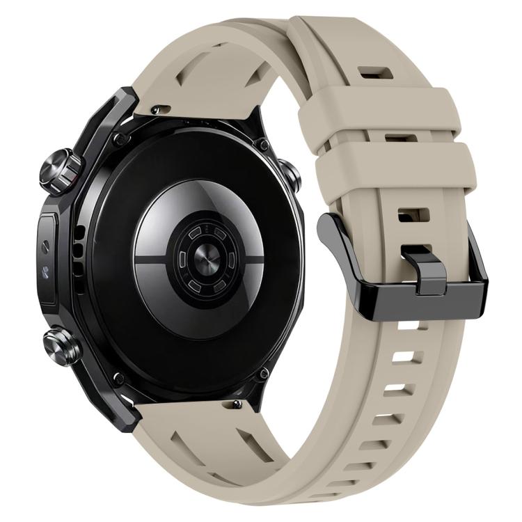 For Huawei Watch Ultimate 2 xDfind Black Buckle Sport Silicone Watch Band