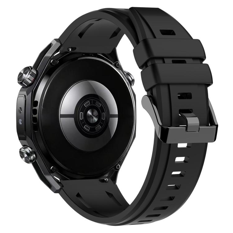 For Huawei Watch Ultimate 2 xDfind Black Buckle Sport Silicone Watch Band