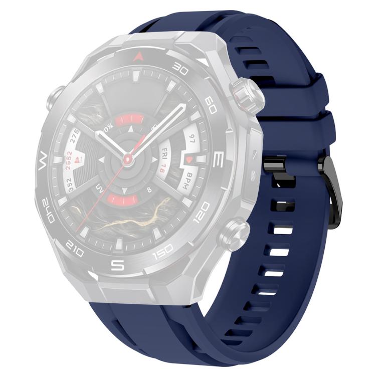 For Huawei Watch Ultimate 2 xDfind Black Buckle Sport Silicone Watch Band