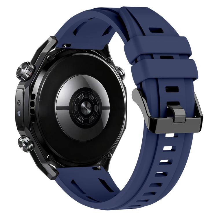 For Huawei Watch Ultimate 2 xDfind Black Buckle Sport Silicone Watch Band
