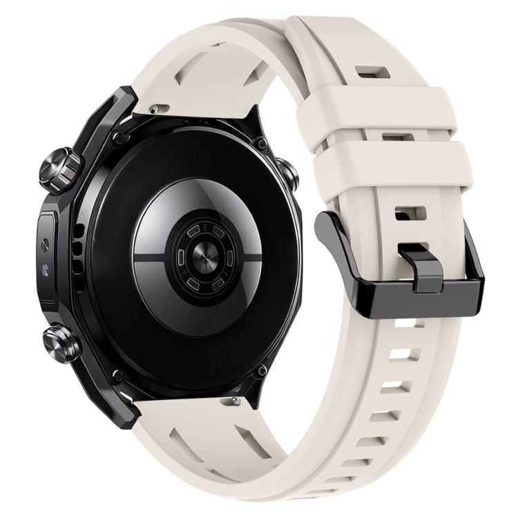 For Huawei Watch Ultimate 2 xDfind Black Buckle Sport Silicone Watch Band