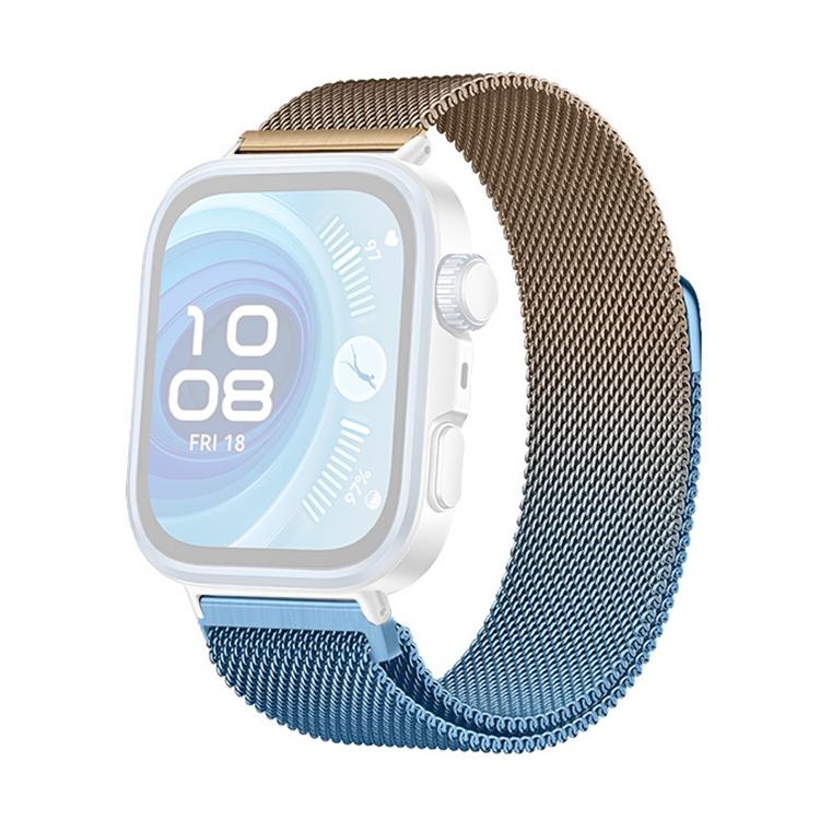 For Huawei Watch Fit 5 / Fit 5 Pro / Fit 4 Pro xDfind Milanese Gradient Loop Magnetic Metal Watch Band