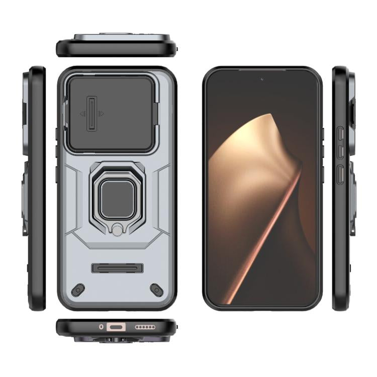 For Xiaomi 15T Pro 5G Global Sliding Camshield TPU + PC Shockproof Phone Case with Holder