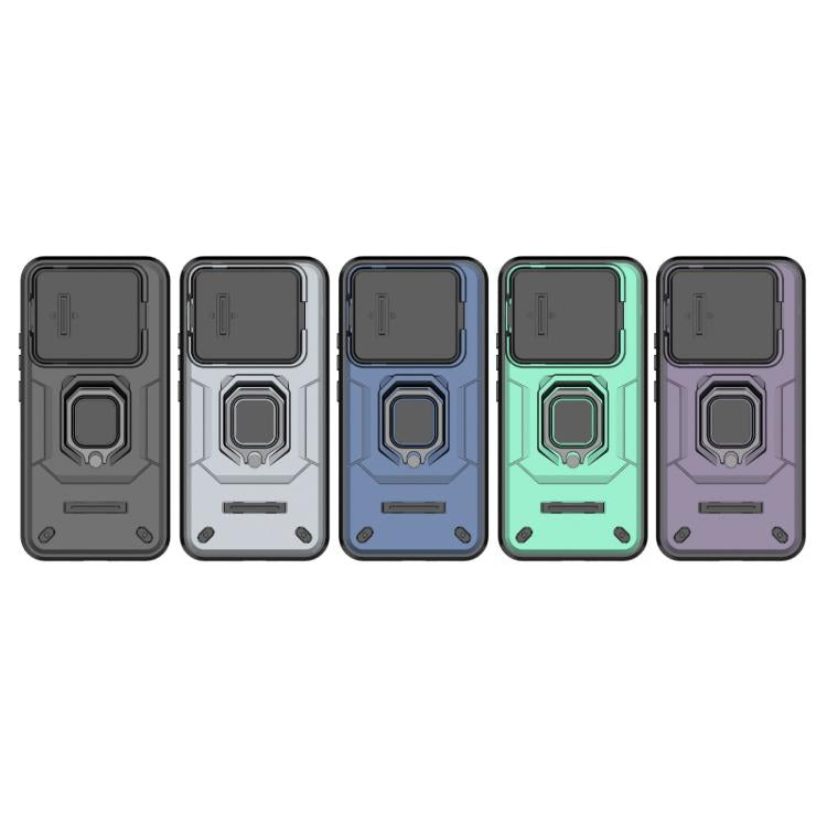 For Xiaomi 15T Pro 5G Global Sliding Camshield TPU + PC Shockproof Phone Case with Holder