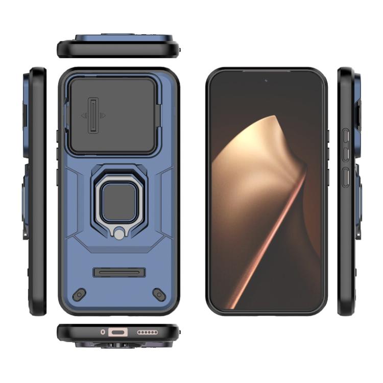 For Xiaomi 15T Pro 5G Global Sliding Camshield TPU + PC Shockproof Phone Case with Holder