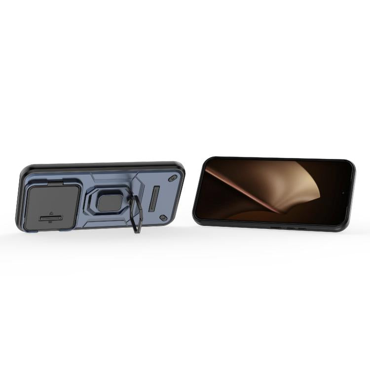 For Xiaomi 15T Pro 5G Global Sliding Camshield TPU + PC Shockproof Phone Case with Holder