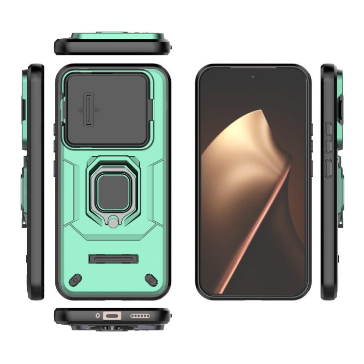 For Xiaomi 15T Pro 5G Global Sliding Camshield TPU + PC Shockproof Phone Case with Holder