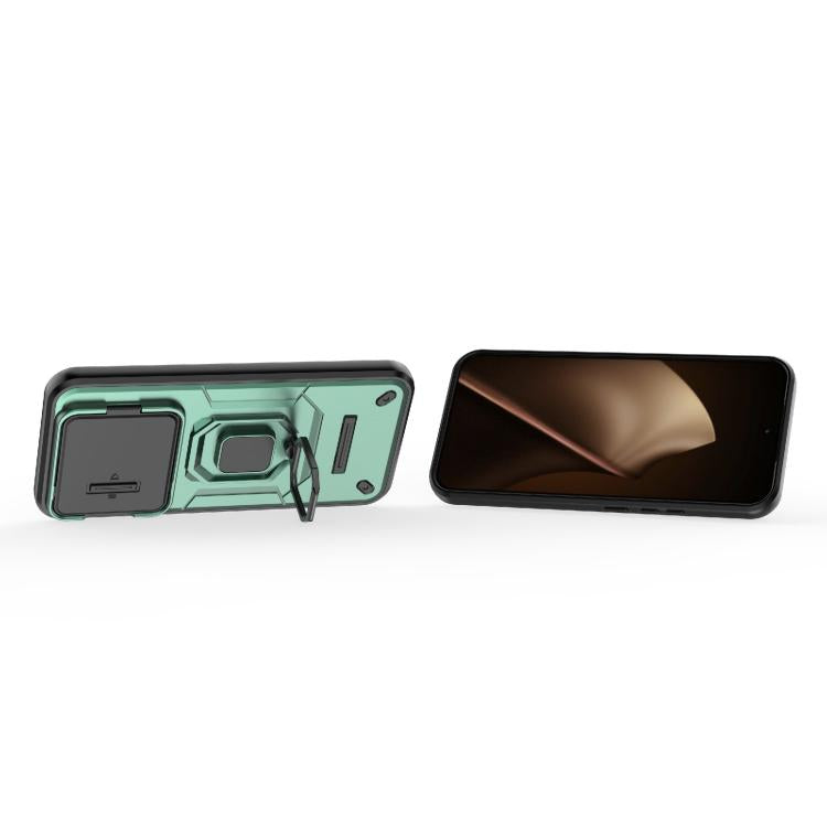 For Xiaomi 15T Pro 5G Global Sliding Camshield TPU + PC Shockproof Phone Case with Holder