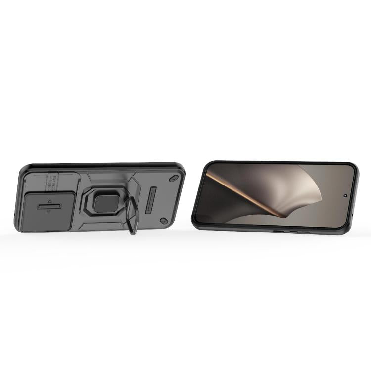 For Xiaomi 15T 5G Global Sliding Camshield TPU + PC Shockproof Phone Case with Holder