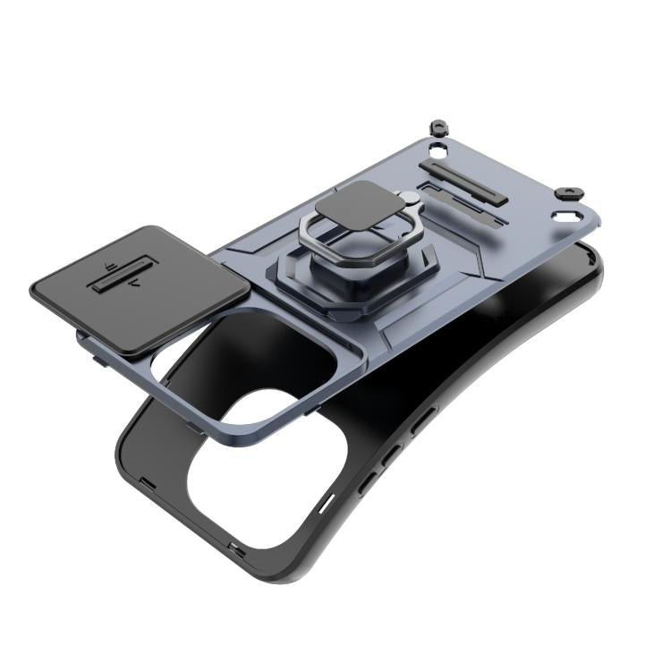 For Xiaomi 15T 5G Global Sliding Camshield TPU + PC Shockproof Phone Case with Holder