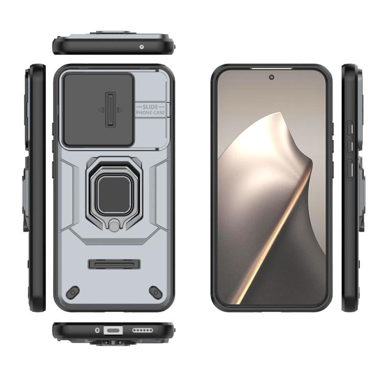 For Xiaomi 15T 5G Global Sliding Camshield TPU + PC Shockproof Phone Case with Holder