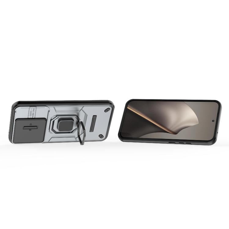 For Xiaomi 15T 5G Global Sliding Camshield TPU + PC Shockproof Phone Case with Holder