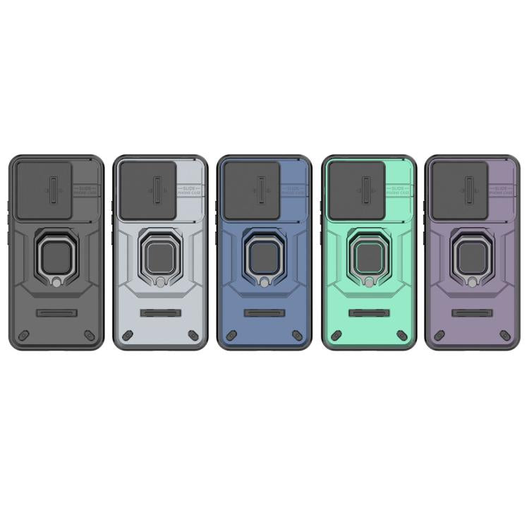 For Xiaomi 15T 5G Global Sliding Camshield TPU + PC Shockproof Phone Case with Holder