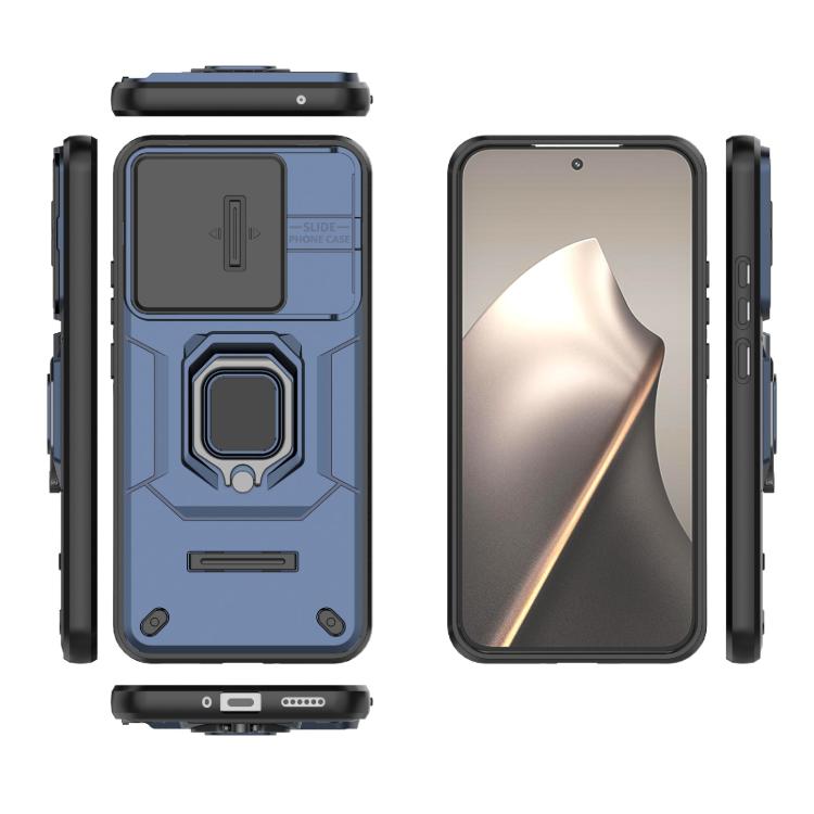 For Xiaomi 15T 5G Global Sliding Camshield TPU + PC Shockproof Phone Case with Holder