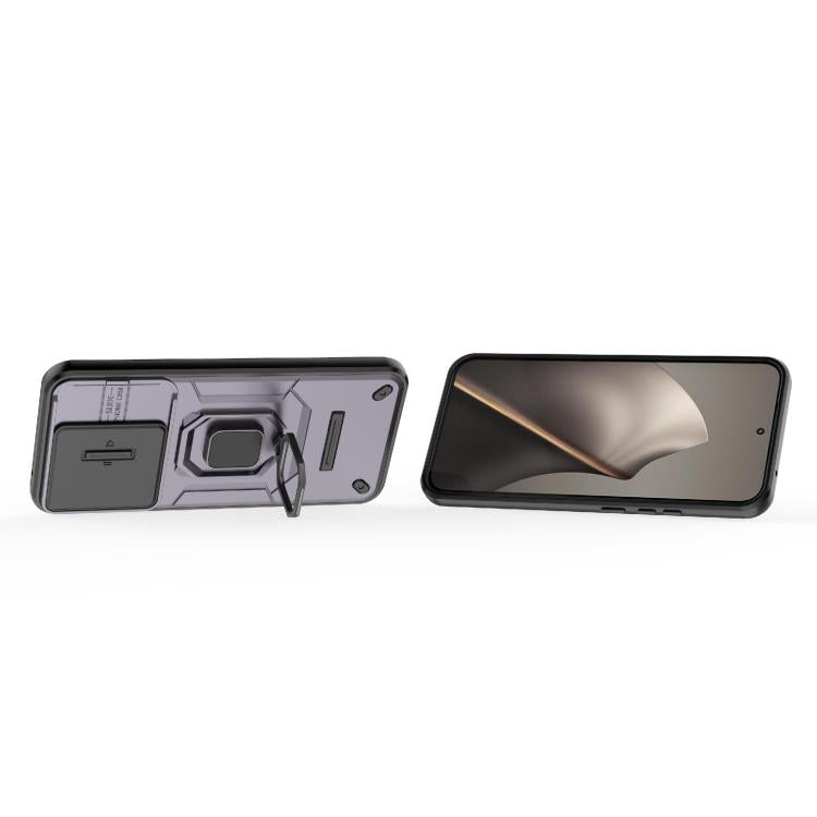 For Xiaomi 15T 5G Global Sliding Camshield TPU + PC Shockproof Phone Case with Holder