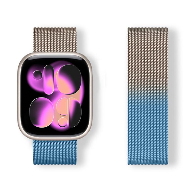 For Apple Watch 42 / 44 / 45 / 46 / 49mm xDfind Milanese Loop Magnetic Stainless Steel Watch Band