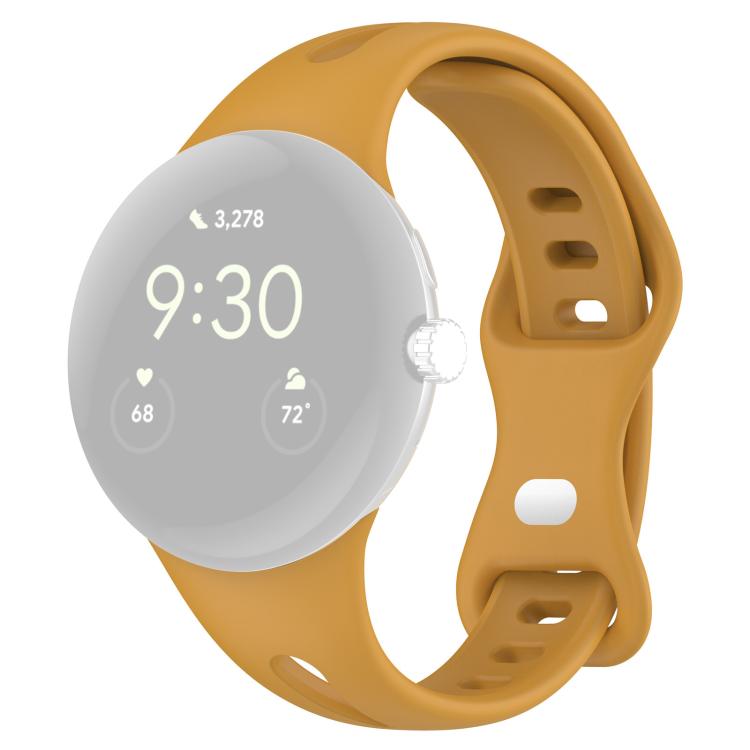 For Google Pixel Watch 4 / 3 / 2 / 1 41mm xDfind Small Waist Butterfly Buckle Silicone Watch Band