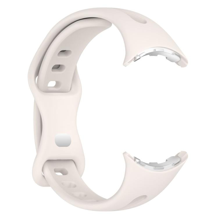For Google Pixel Watch 4 / 3 / 2 / 1 41mm xDfind Small Waist Butterfly Buckle Silicone Watch Band