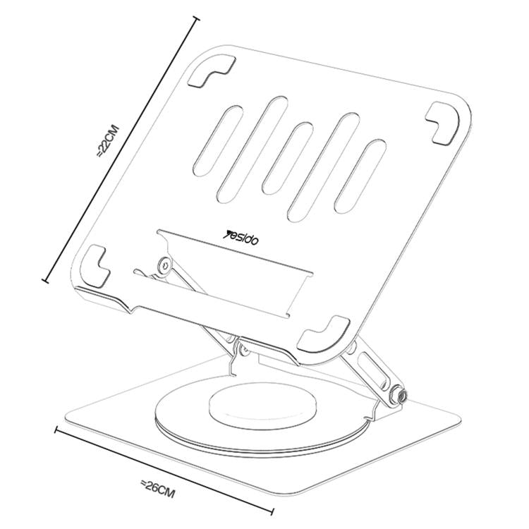 Yesido LP08 Infinite Hover 360 degree Laptop Stand