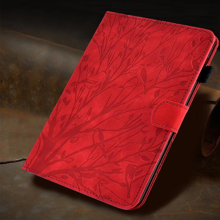 For Lenovo Xiaoxin Pad 12.1 2025 Fortune Tree Embossed Leather Smart Tablet Case