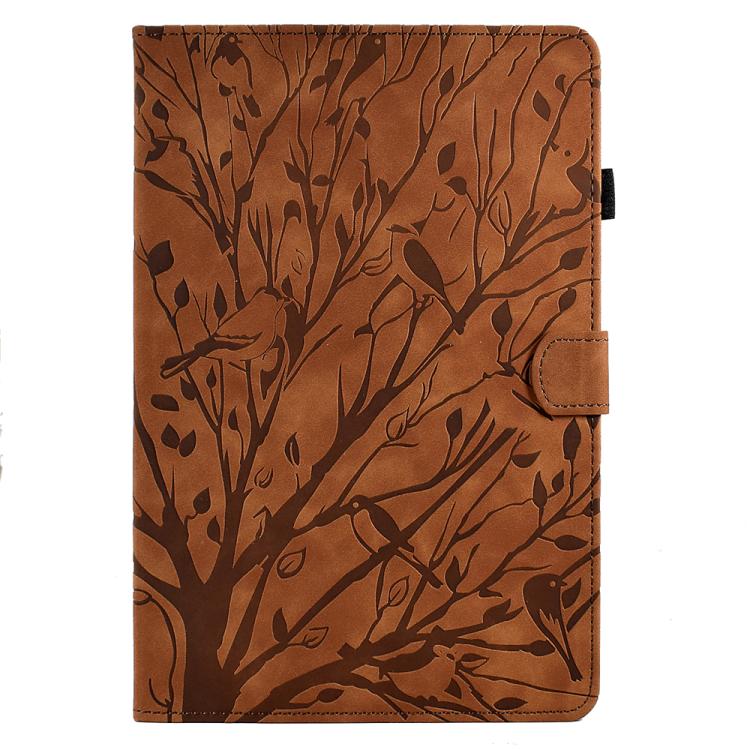 For Lenovo Xiaoxin Pad 12.1 2025 Fortune Tree Embossed Leather Smart Tablet Case