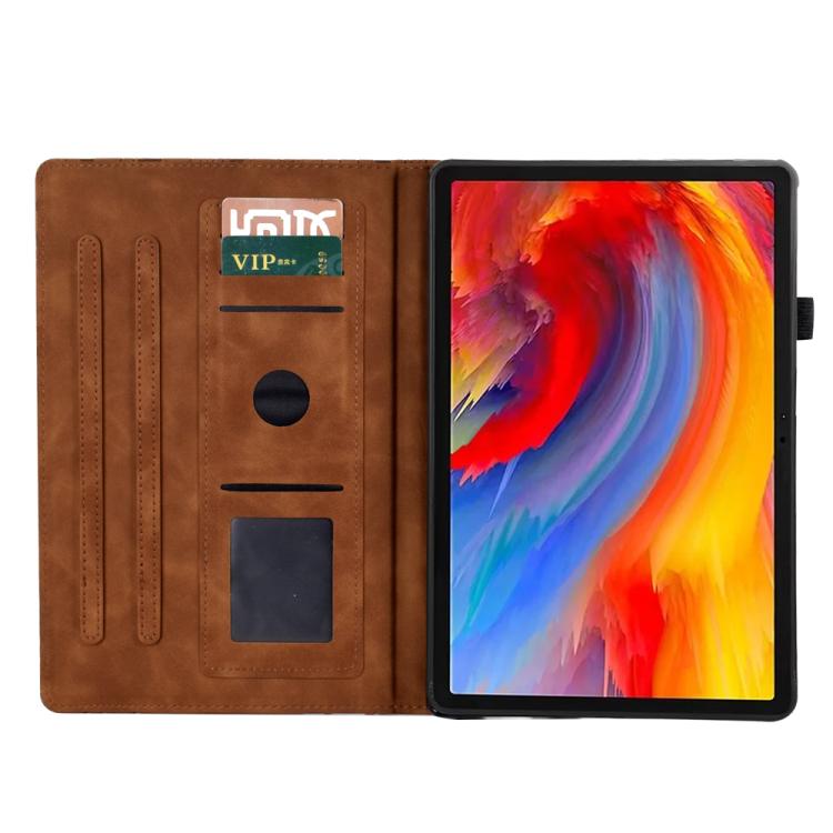 For Lenovo Xiaoxin Pad 12.1 2025 Fortune Tree Embossed Leather Smart Tablet Case