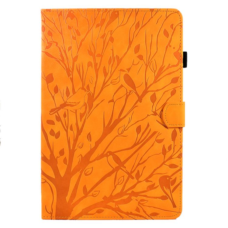 For Lenovo Xiaoxin Pad 12.1 2025 Fortune Tree Embossed Leather Smart Tablet Case