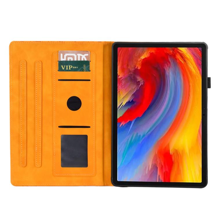 For Lenovo Xiaoxin Pad 12.1 2025 Fortune Tree Embossed Leather Smart Tablet Case