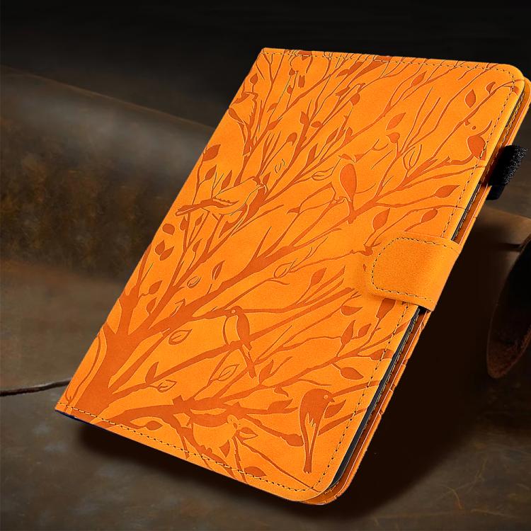 For Lenovo Xiaoxin Pad 12.1 2025 Fortune Tree Embossed Leather Smart Tablet Case