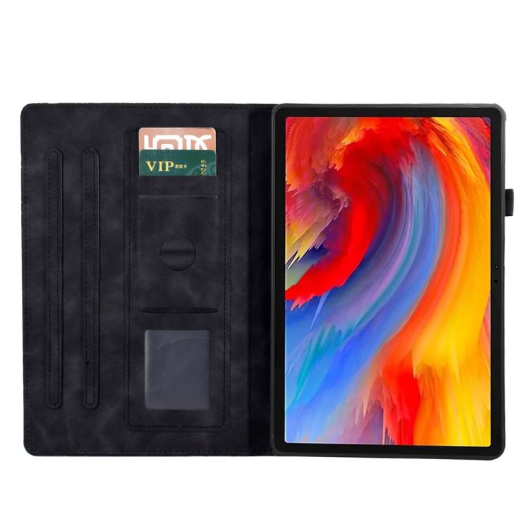 For Lenovo Xiaoxin Pad 12.1 2025 Fortune Tree Embossed Leather Smart Tablet Case