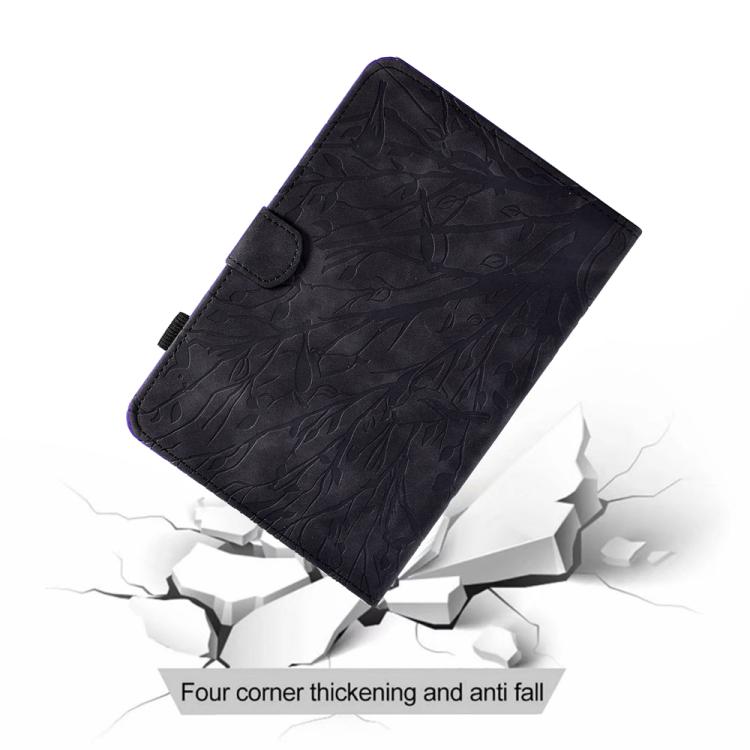 For Lenovo Xiaoxin Pad 12.1 2025 Fortune Tree Embossed Leather Smart Tablet Case
