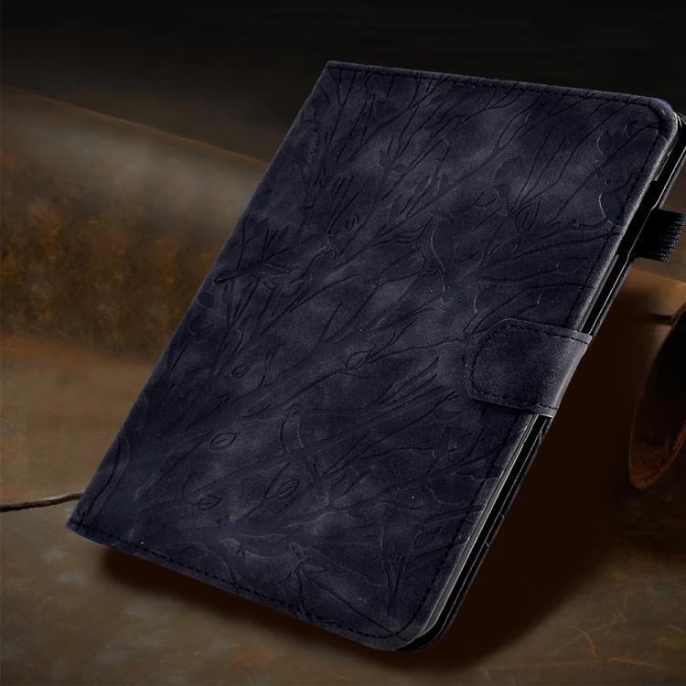 For Lenovo Xiaoxin Pad 12.1 2025 Fortune Tree Embossed Leather Smart Tablet Case