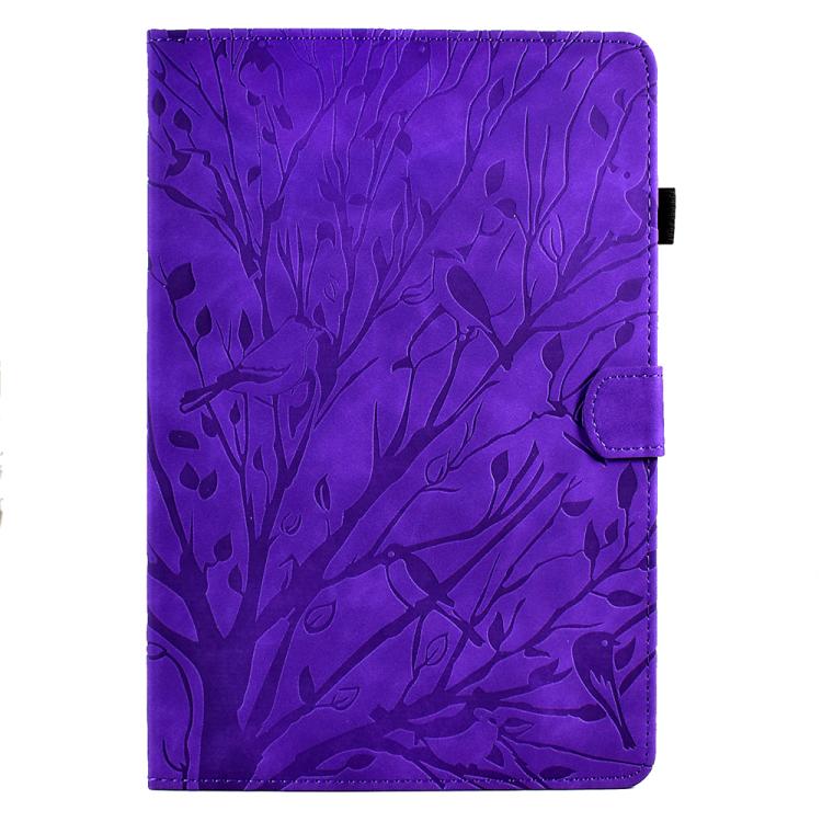For Lenovo Xiaoxin Pad 12.1 2025 Fortune Tree Embossed Leather Smart Tablet Case