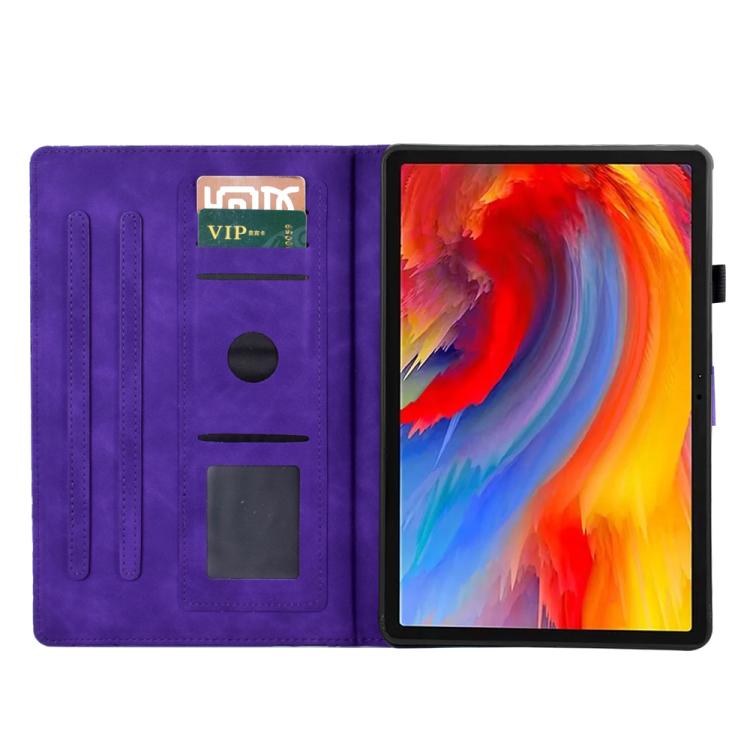 For Lenovo Xiaoxin Pad 12.1 2025 Fortune Tree Embossed Leather Smart Tablet Case
