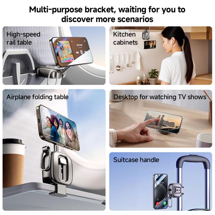 V2 Portable Foldable MagSafe Magnetic Travel Phone Holder